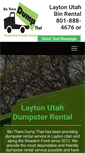 Mobile Screenshot of laytondumpsterrental.com